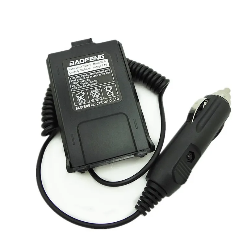2 шт. Baofeng батарея Eliminator Автомобильное зарядное устройство для портативного радио UV 5R UV-5RB UV-5RA двухстороннее радио Walkie Talkie аксессуары
