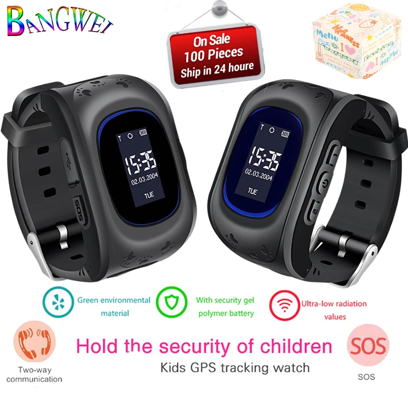 2018BANGWEI New Smartwatch Kid Safe GPS Smart Watch SOS Call Location Finder Locator Tracker Baby Anti Lost Monitor kids watches