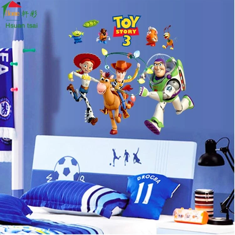 Buzz Lightyear Toy Story wallpaper vinyl wall stickers for kids rooms