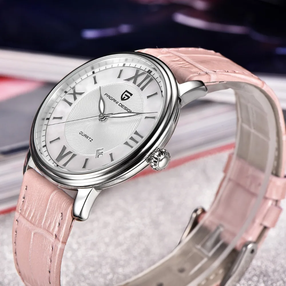 Часы Pagani женские модные водонепроницаемые из нержавеющей стали|mujer reloj|mujer casualmujer