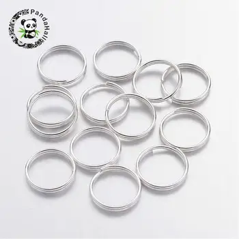 

Iron Double Loops Jump Rings Split Rings, Silver Color, 10x0.7mm; about 8.6mm inner diameter, about 4160pcs/Kg
