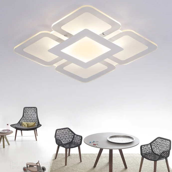 

Acrylic ceiling Lamp ultra thin Square / Rectangle ceiling Flat light S LED Panel Light Surface mounted Dimmable AC 85-265V