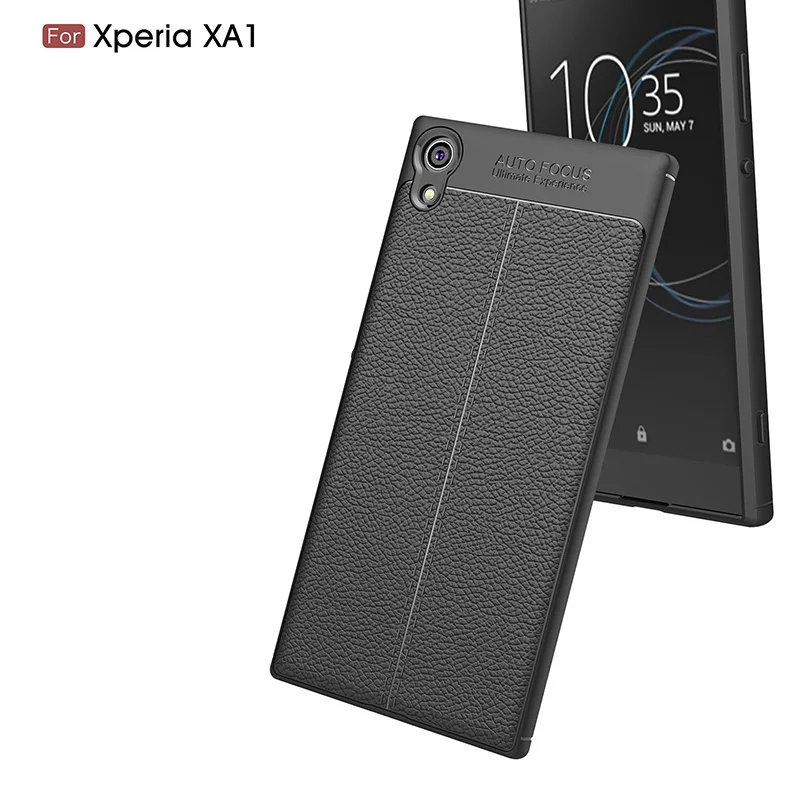 Litchi silicone case sony xperia xa1 (6)