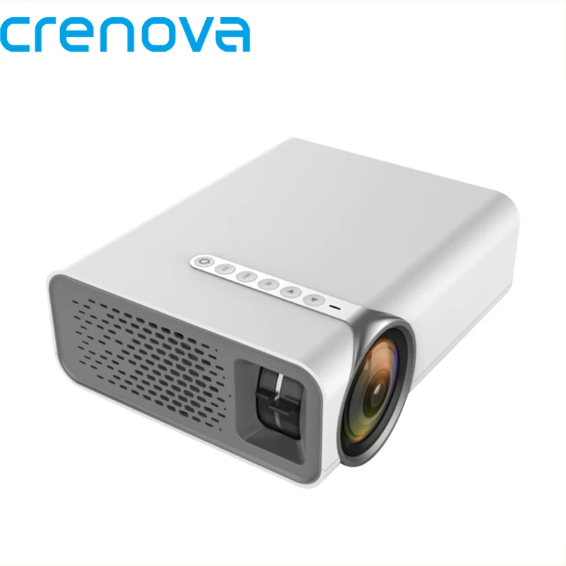

CRENOVA Mini Projector For Smart Phone Projector Full HD 1920*1080p With HDMI USB VGA AV Home Theater Movie Beamer Proyector