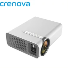 CRENOVA Mini Projector For Smart Phone Projector Full HD 1920*1080p With HDMI USB VGA AV Home Theater Movie Beamer Proyector