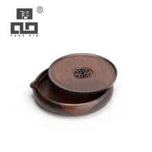 Деревянные чайные подставки TANGPIN, черные подносы для чая, подставки для горшков ручной работы, аксессуары для чая и кофе Деревянные чайные подставки TANGPIN, черные подносы для чая, подставки для горшков ручной работы, аксессуары для чая и кофе