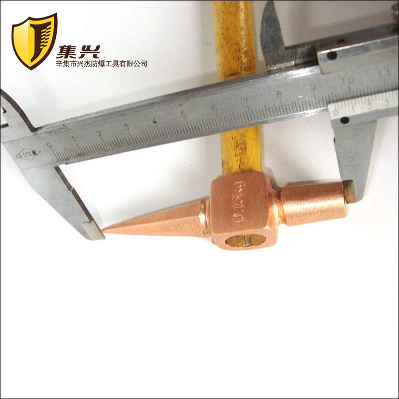 

0.15kg 0.25kg Non-sparking Testing Hammer, Beryllium and Aluminum Bronze, Explosion proof safety Tool,Inspection Hammer,Escape
