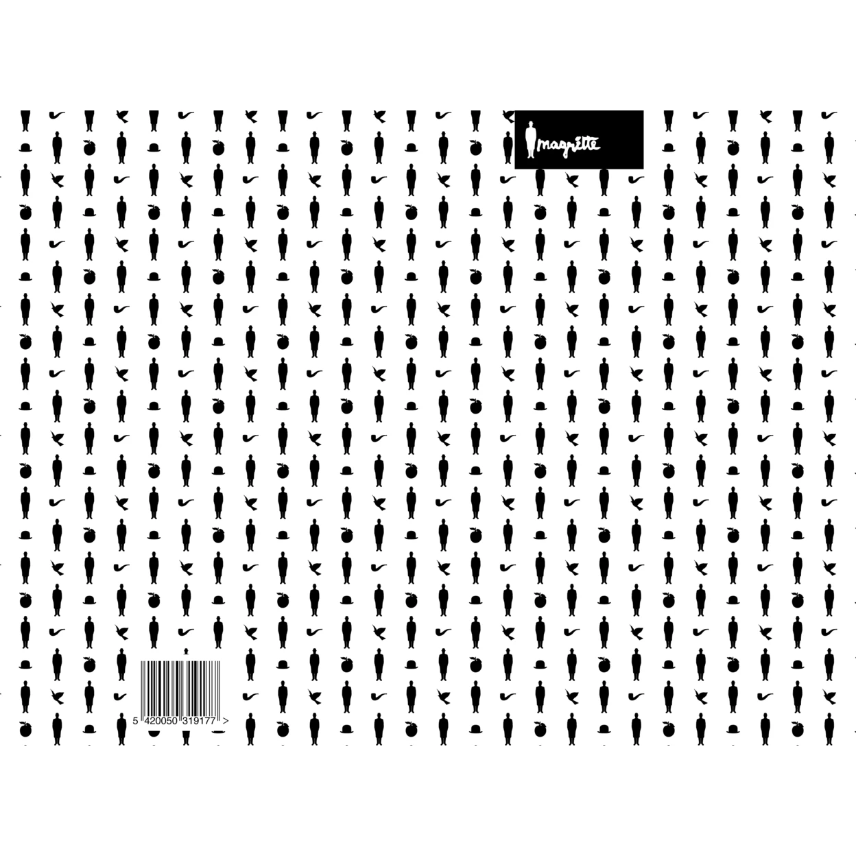 Rene Magritte - Black and White Pattern (lg) - 2013 (1)