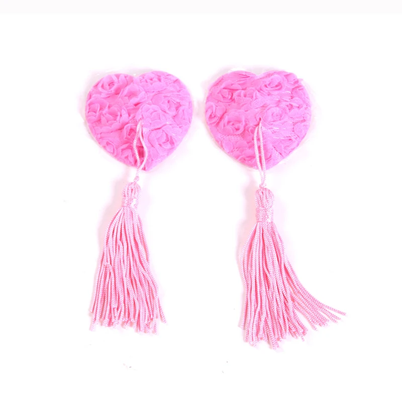 Round Flower Tassel Nipple Sticker (4)