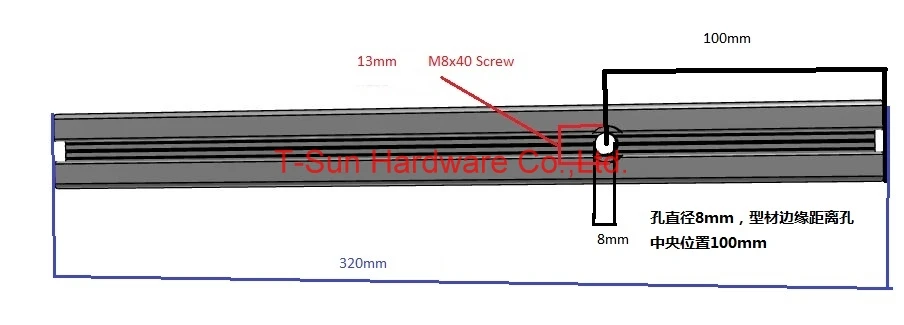 Серебряный Алюминий алюминиевый профиль 3030 30*30 для Haribo Edition prusa I3 MK2 3D принтер