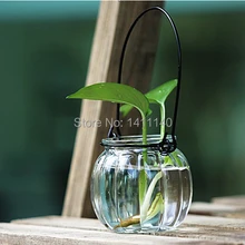 4 шт./партия Pumkin Хрустальная прозрачная ваза гидропонный контейнер для домашнего свадебного украшения вечерние украшения