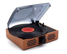 Multi-Function Home Turntables LP Vinyl Modern Recorder Retro Phono Player with Headphone Support USB/SD Card/FM Radio Play 220V