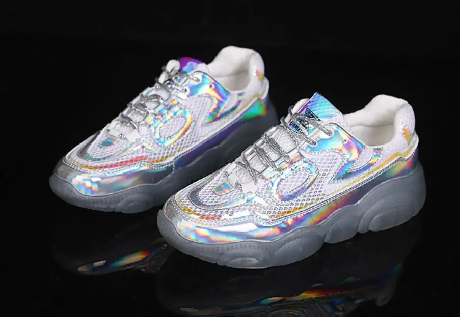 Onke женские кроссовки прогулочные модный дышащий сетчатый Bling Silver Хрустальный Кристалл прогулочная обувь лето весна женские zapatos mujer