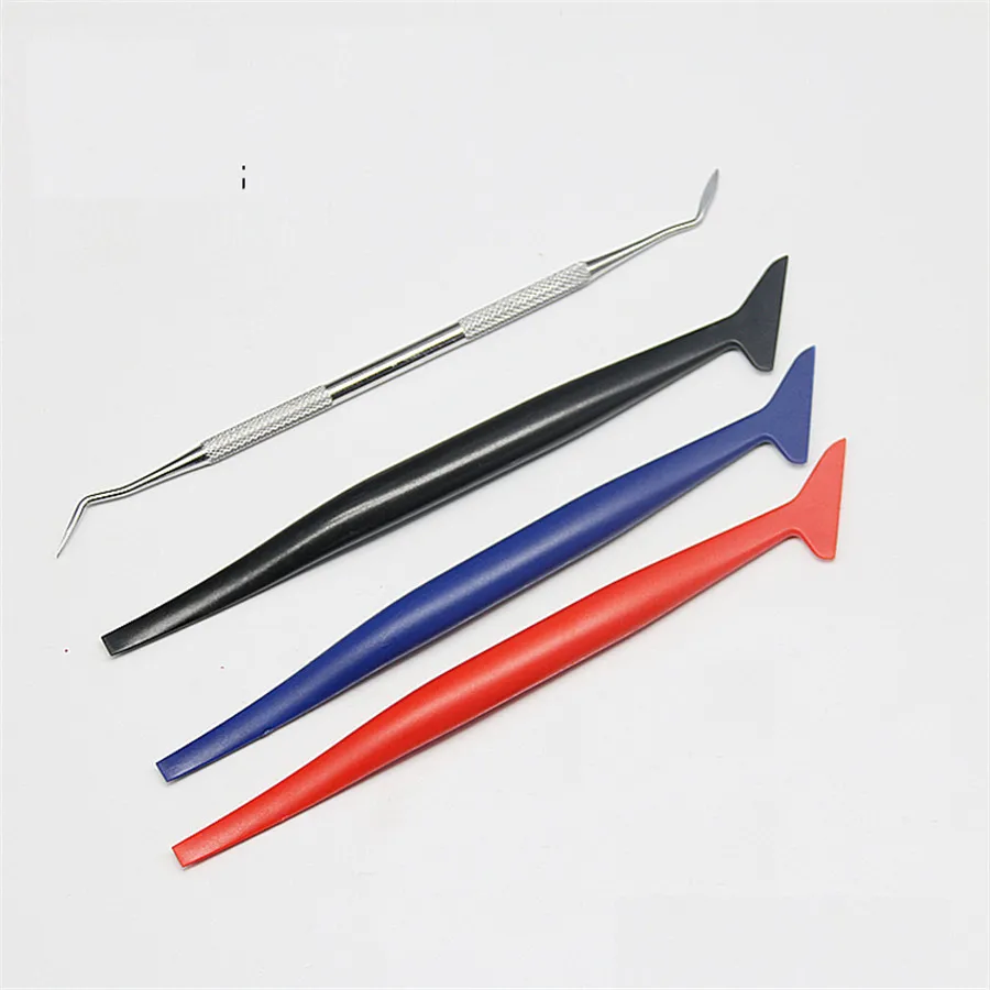 Raspador para Aplicação Janela do Carro de Vinil 5 Pcs Carro Adesivos Canto Decorar Ferramentas Matiz da Envoltório Tuck Junta Micro Rodo 2 5 pçs adesivos de carro canto decorar