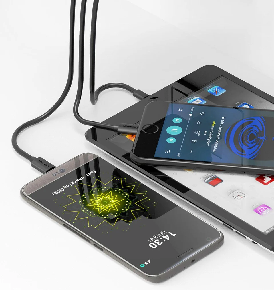 [3 Ports] Tronsmart W3PTA Quick Charge 3.0 USB Charger with VoltiQ Tech for Xiaomi for LG G5 Fast Phone Charger Adapter EU US UK 2