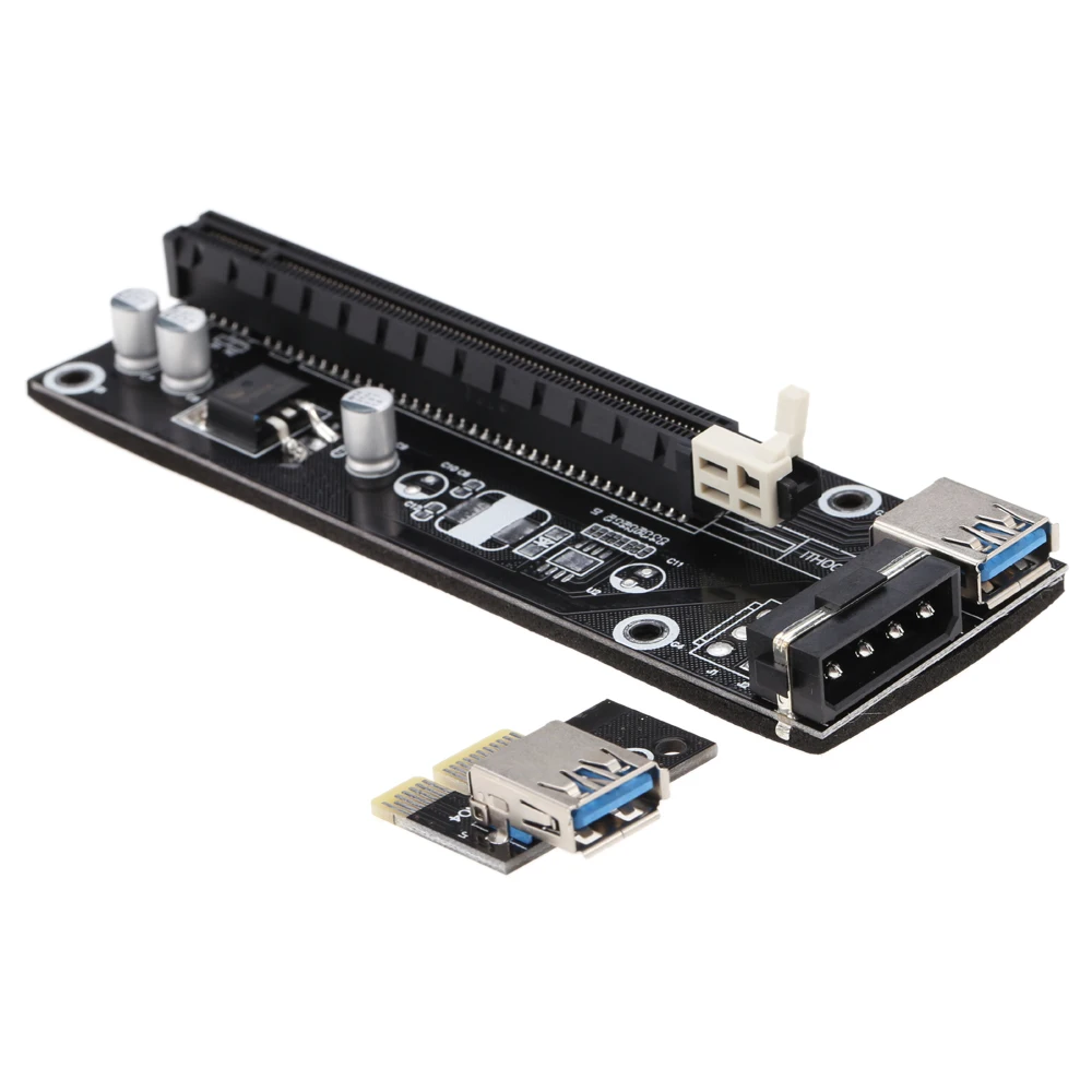 USB 3,0 PCI-e express 1x до 16x удлинитель для головок переходная карта с питания SATA USB кабель для работы с графикой для майнера биткоинов