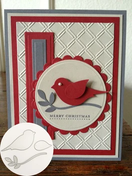 

Mai 3Pcs/set Bird branch Metal Cutting Dies Stencils for DIY Scrapbooking photo album Decorative Embossing DIY Paper Cards