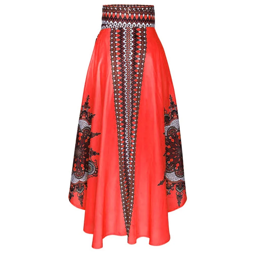  New Summer  African Women Hot Sexy Printed Dress Boho Long Dress Beach Evening Party Maxi Skirt#4M14 (14)