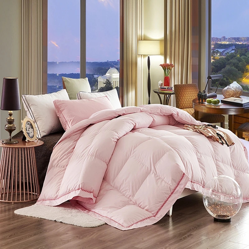 Роскошное Одеяло для хлеба Twin/full/queen/king size наполнение гусиным пухом зимнее теплое