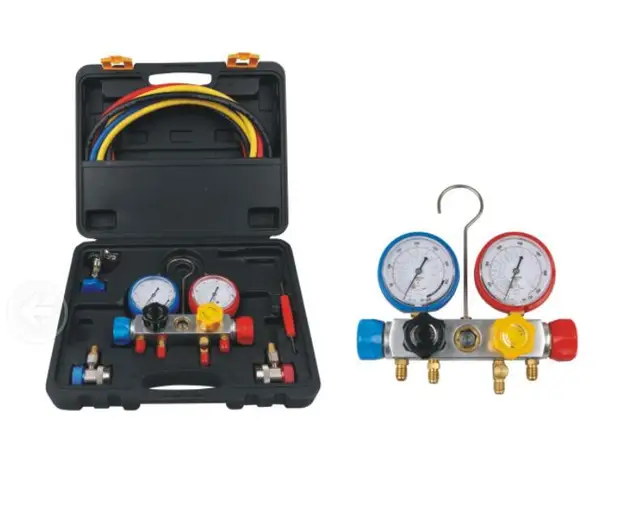 R410 R134a R22 Car Air Conditioning Pressure Gauge Add Refrigerant R410 R134a R22 Car Air Conditioning Pressure Gauge Add Refrigerant And Fluoridize