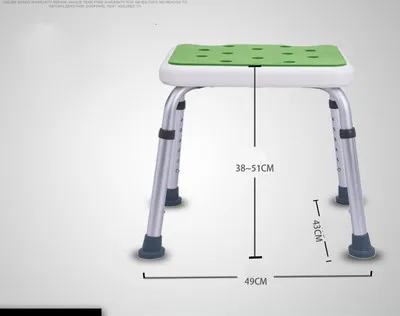 Специальное сиденье для ванной для пожилых людей, укрепляющий нескользящий табурет для ванной, сиденье для душа, банное кресло, мебель для ванной комнаты - Цвет: 5