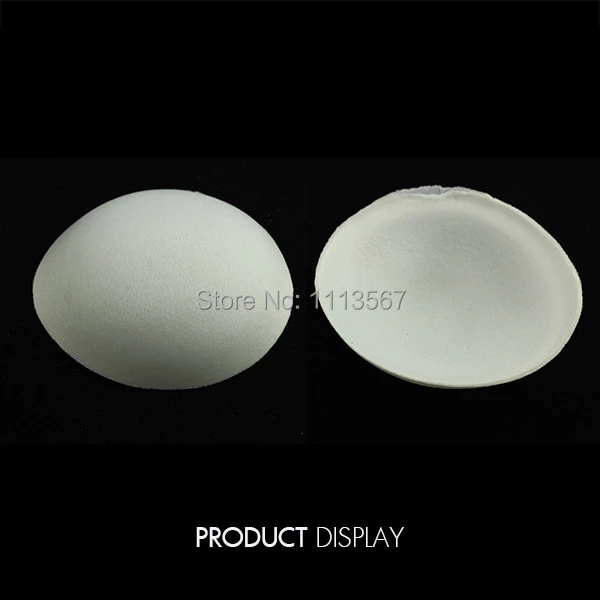 Wholesale 50pairs White Round Sewing In Bra Cups Soft Thin