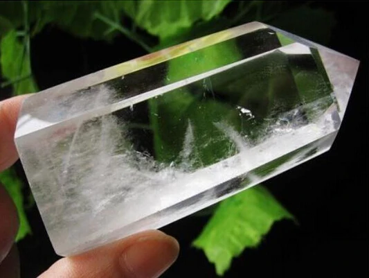 

A Clear Quartz 100% Natural WAND Point Cluster Crystal Healing (0601)
