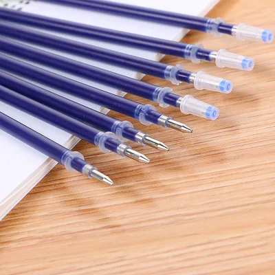 10 pcs Office Gel Pen Refill Stationery 0.5mm Gel Pens Refill Kawaii Pen Refills Cute Pens Stationery Kawaii School Supplies - Цвет: Bullet Refill