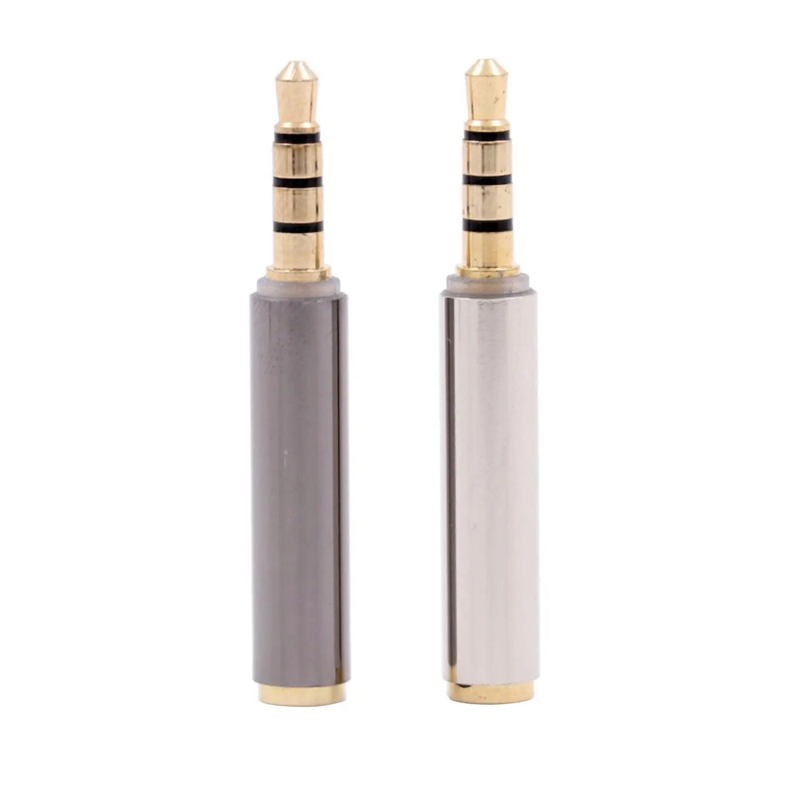 

1PC HEADPHONE PLUG ADAPTER 4 poles Stereo 3.5mm Male Plug to Female Jack Connector for Mobile Phone Eerphone Notebook MP3 Mp4