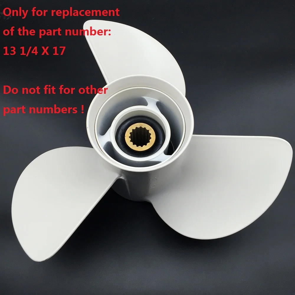Propeller Alloy Fit Yamaha 85 150HP LD13 1/4X 17K 15 Tooth Spline