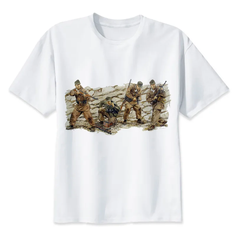 

Wehrmacht Men's Solid Color t-shirt O-Neck Short Sleeve T-shirt men casual t-shirts Summer breathable tshirts plus size y2294