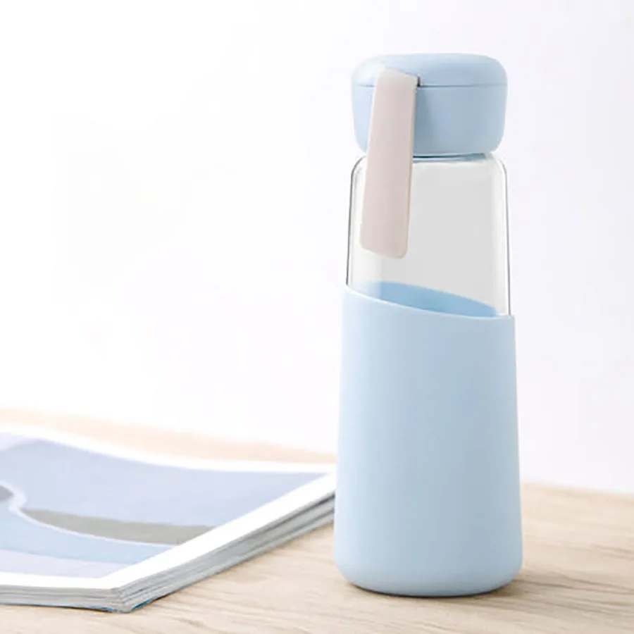 Glass Water Bottles Gym Water Bottle Kids For Drinking Sports Bottles Cute My Bottle Botella De Agua Shaker Crystal 50U021