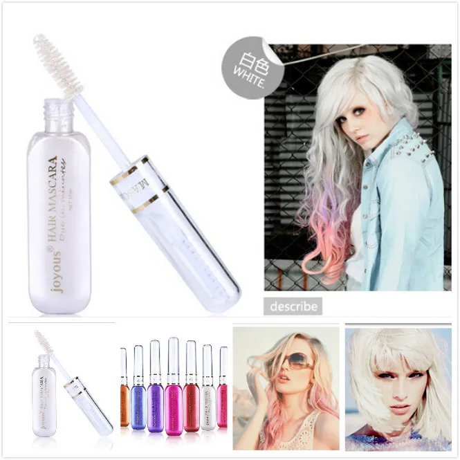 1 x Hair Color Hair Dye Color Easy Temporary Non toxic Hair Mascara