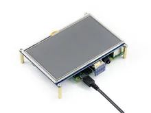 5inch HDMI LCD (with bicolor case) Touch Screen LCD Module Support Raspberry Pi 3 B/2 B /A+ /B+ Banana Pi / Pro Driver Provide
