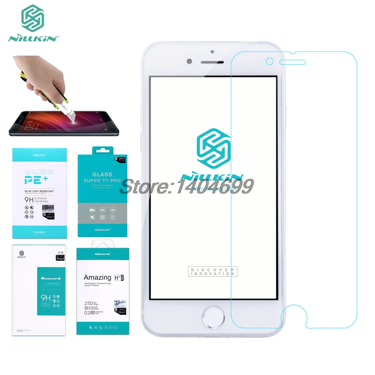 Koop Screen Protector sFor iPhone 8 Plus Gehard Glas Nillkin Verbazingwekkende H amp; H + amp; H + PRO Glas Voor Apple iPhone 7 Plus