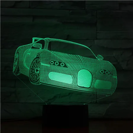 

Factory Price LED Night Light Gift Car Image Touch Sensor Color Changing for Kids Children's Birthday Gift 3D Dimension Lamp