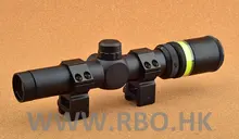 Рэмбо 1.5-6х24 зеленый оптического волокна освещение прицел охота стрельба РБО