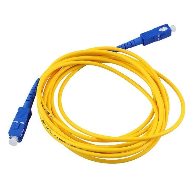 

10PCS/bag SC UPC 3M Simplex mode fiber optic patch cord SC UPC 3M 3.0mm