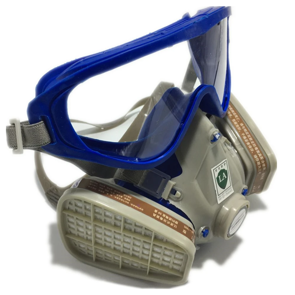 Silicone respirator gas mask pesticide pintura full face carbon filter mask paint spray gas boxe protect mask Free shipping 3B5E8C4C228791A85527A238DA5124CE
