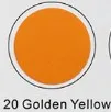 0,5x4 м/рулон корейские футболки PU теплопередача Винил 33 цвета - Цвет: Golden yellow 20