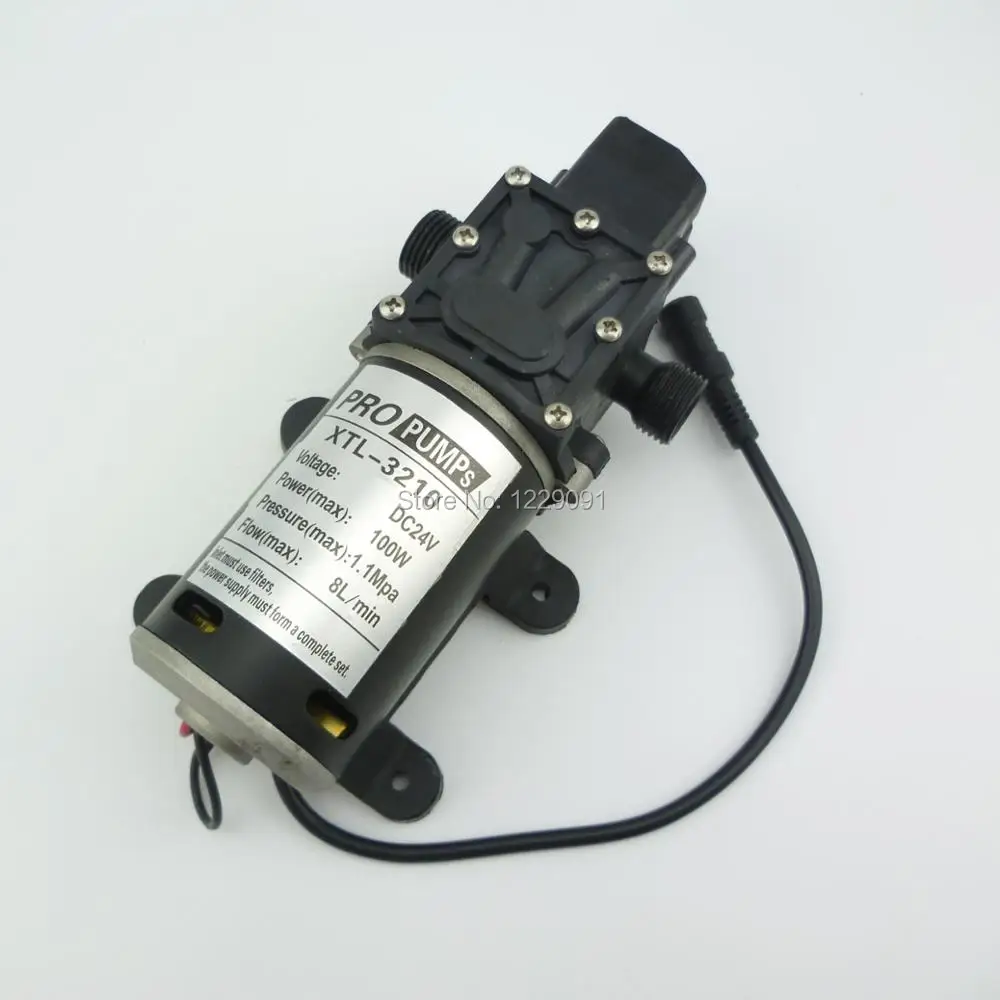 Электрический маленький диафрагма водяной насос высокого давления DC 12v 24V 100W