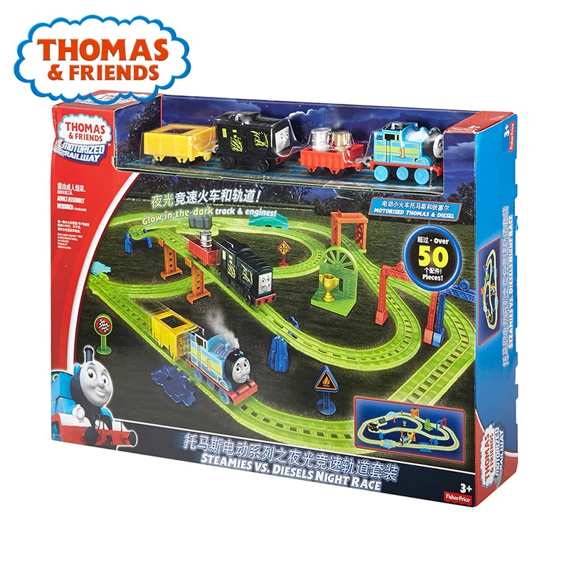 Thomas e amigos matel mini trem carro brinquedo trilha magnética brinquedos  thomas dia ocupado no sodor deluxe conjunto de brinquedo para crianças -  AliExpress