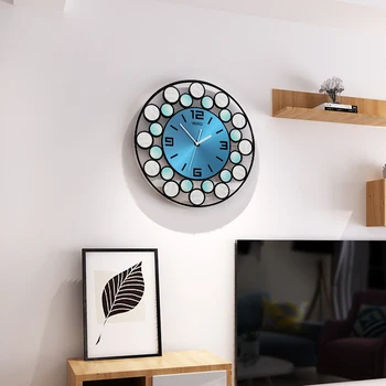 

Fashion MEISD 3D Round Wall Clock Modern Design Creative Large Silent Wall Watch Home Decor Colorful Hanging Clocks Free Shining