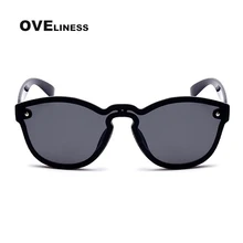Детские солнцезащитные очки многоцветные брендовые дизайнерские Круглые Солнцезащитные очки для мальчиков и девочек детские летние трендовые солнцезащитные очки UV400