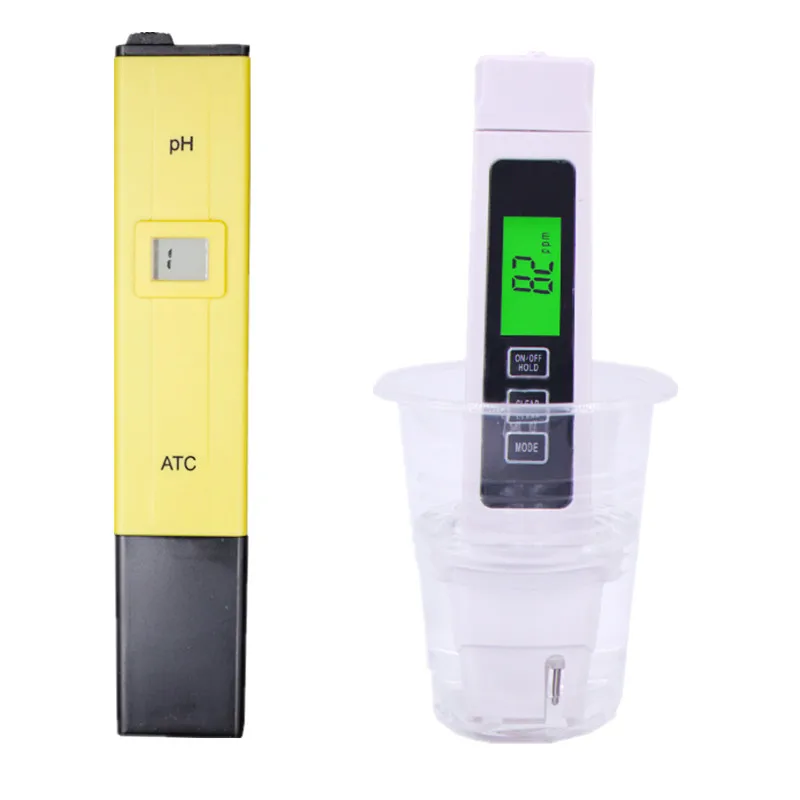 Тестер PH pen LCD цифровой дисплей + TDS EC Измеритель Качества воды для измерения в