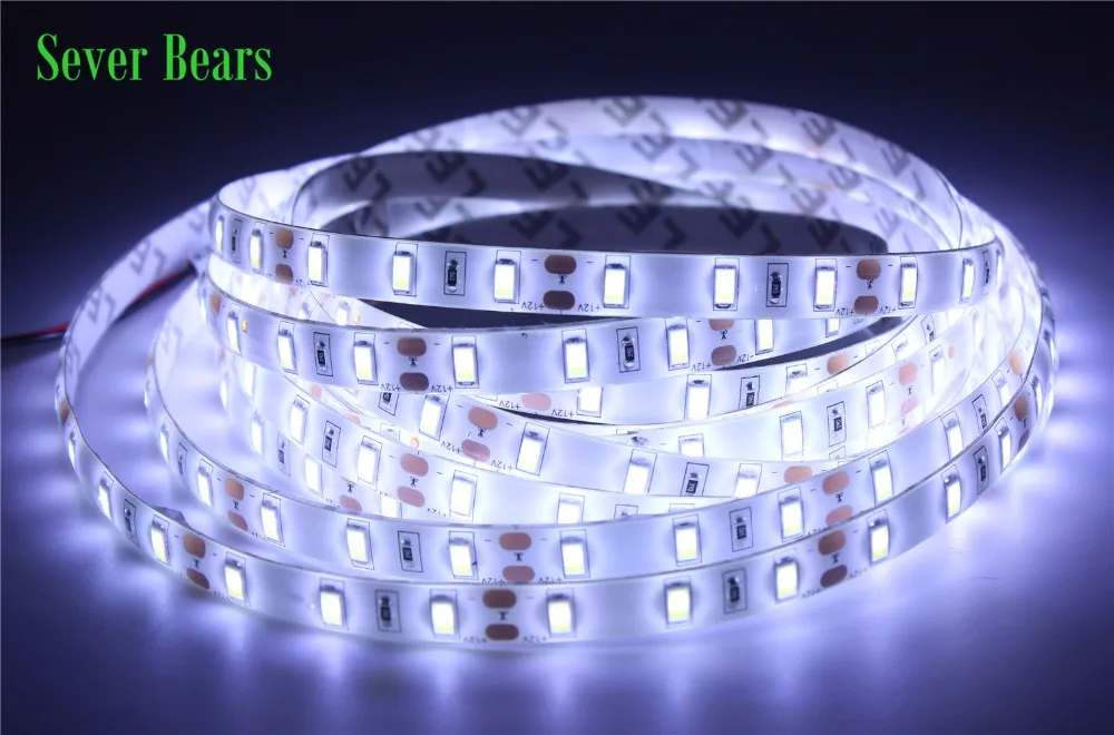 5 м/лот IP65 водонепроницаемая SMD 5630 светильник ная Лента светодиодная полоса e
