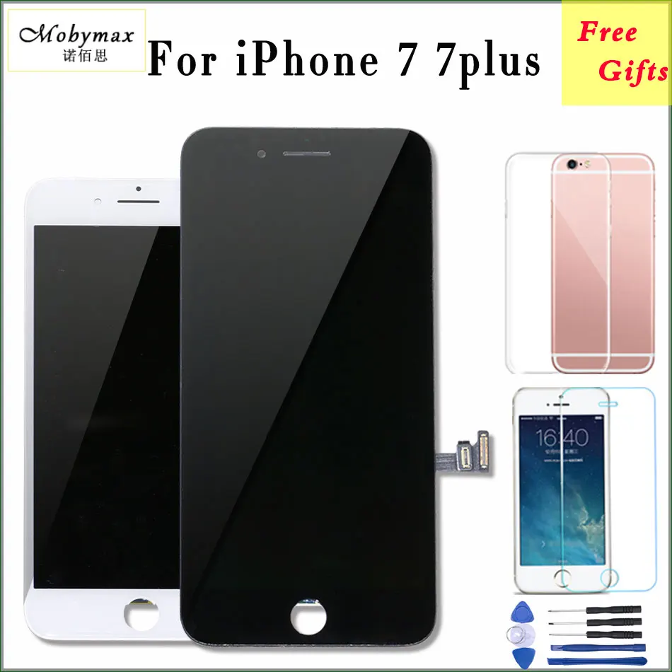 

Mobymax Promotion 100% Tested LCD Touch Screen For iPhone 7 7p 6 6s Display Digitizer Assembly Replacement for iphone 7 7p lcd