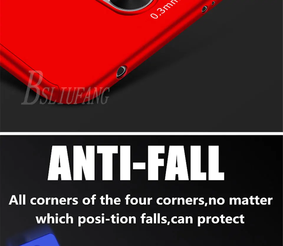 BSLIUFANG 360 полный защитный чехол для телефона для Redmi Note 7 4X5 6 Pro Полный Чехол для Redmi S2 6 6A 4A 5 Plus 5A чехол со стеклом