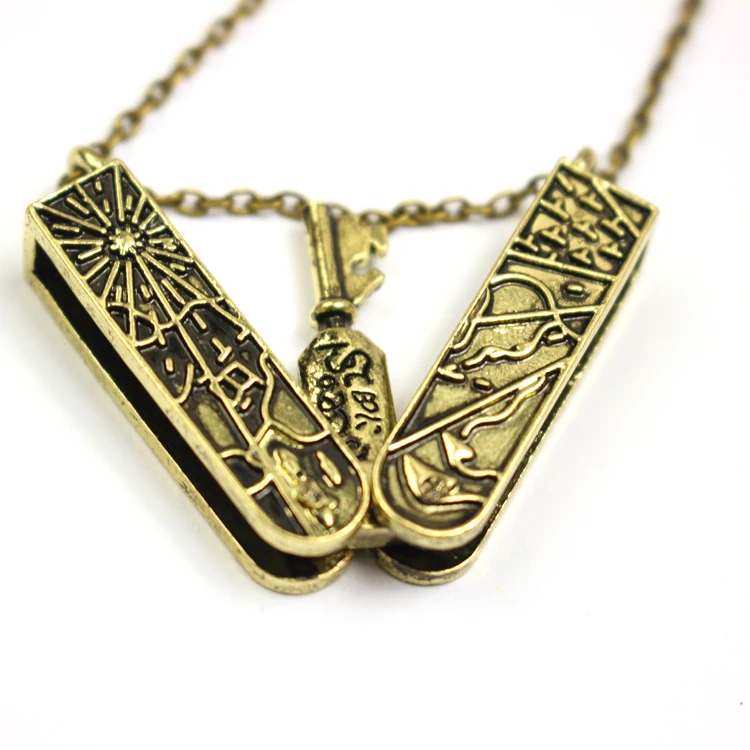 

HSIC Christmas Gifts for Lolita Vintage Jewelry GRIMM key Charms necklace&pendant mechanical Nick Burkhardt Hot Jewelry