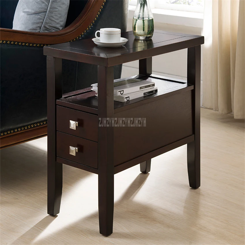 TS-380 простой диван столик 2 Выдвижных Ящика Чай журнальный столик для гостиной Спальня класса диван угловой шкаф для прикроватного столика